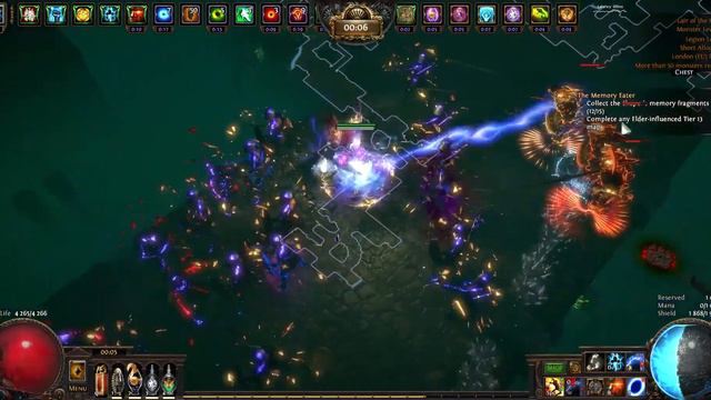 Path of Exile Legion [3.7]: Testing my Trickster vs Hydra (Vaal Arc) смотреть онлайн