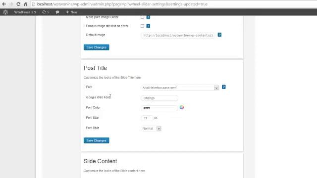 Google Web Fonts in SliderVilla WordPress Sliders смотреть онлайн