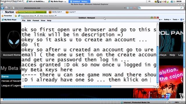 How to get Heroes Of Newerth beta key tested 24:th of november and working!! смотреть онлайн