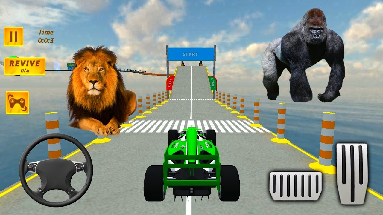 Formula Car Stunt Mega Ramp - Formula Car Game - Android Gameplay смотреть онлайн