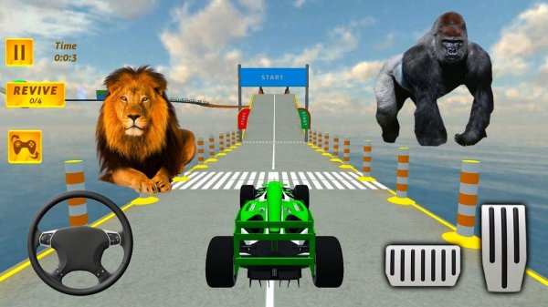 Formula Car Stunt Mega Ramp - Formula Car Game - Android Gameplay