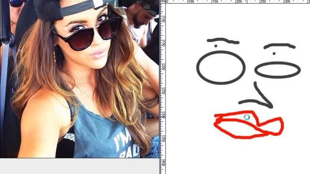 Отрисовка Свэг Пати по фото