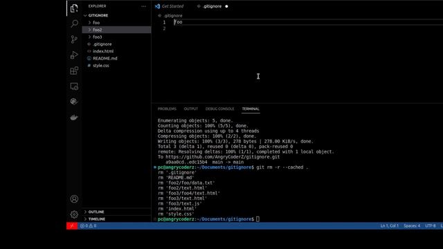 gitignore not working fixed смотреть онлайн