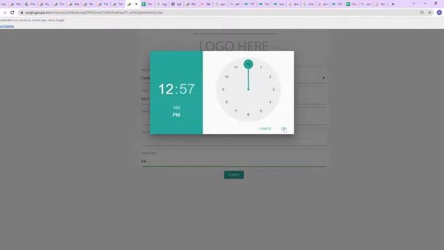 Timesheet Form Web App Script - Google Sheet смотреть онлайн