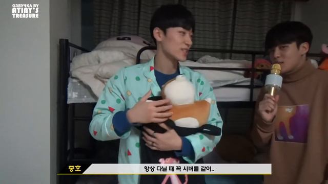 [Озвучка By ATINY'S TREASURE] ATEEZ (KQ Fellaz) в Америке EP. 1