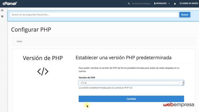 Versión de PHP en tu Hosting ¿cómo cambiarla rápidamente? смотреть онлайн