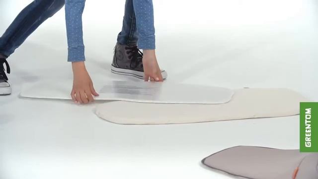 Greentom Carrycot How to insert fabric, bottom plate and mattress смотреть онлайн