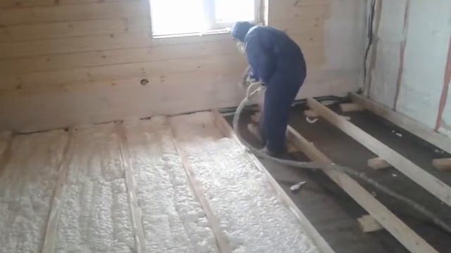 Утепление бетонного пола по лагам полиуретаном ппу смотреть онлайн