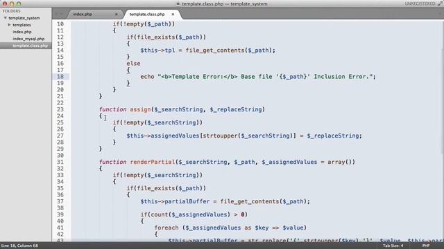 PHP: Template System Pt. 2.5 - Cleaning up смотреть онлайн