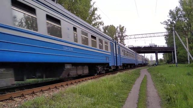 Региональный электропоезд ЕД9М-0071 Славутич-Фастов смотреть онлайн