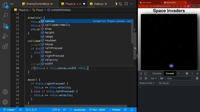 Coding Space Invaders in JavaScript Complete Tutorial Every Step Explained with HTML5 Canvas смотреть онлайн