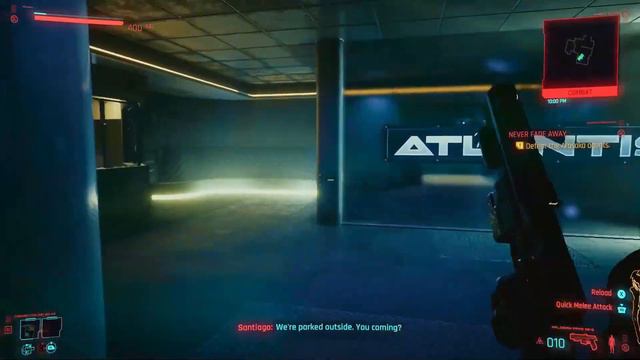 Cyberpunk 2077 - Johnny Silverhand Escaping Saka Agents in Never Fade Away Mission смотреть онлайн