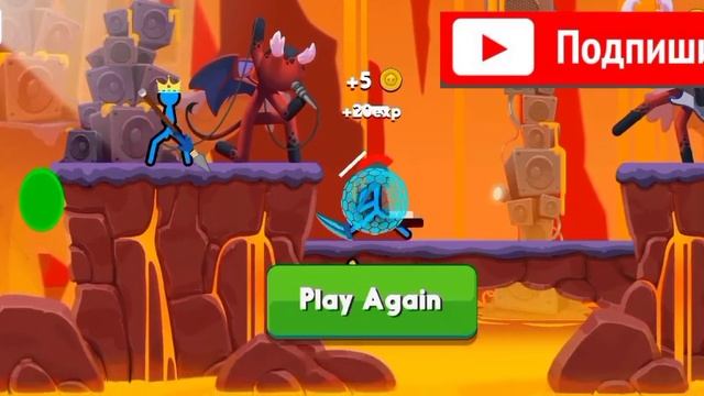 Самое лучшее оружие в Stickman duelist смотреть онлайн