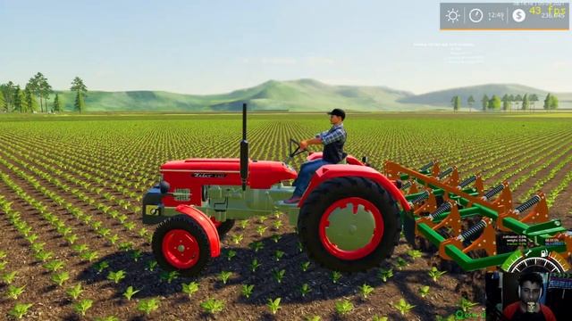 FS 19 Testing Zetor 5511 Tractor And Tochan With 3 Tractor Hindi