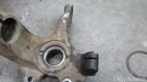 Как заменить ступичный подшипник Mazda 3. Подробно. Без пресса.