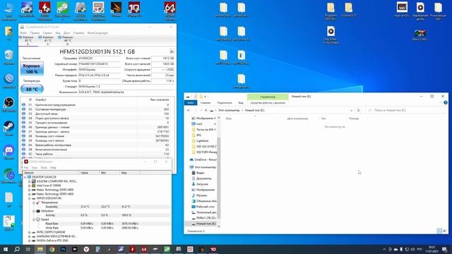 Одночиповый SSD из ноутбука - SSD SK Hynix BC711 512GB (HFM512GD3JX013N) смотреть онлайн