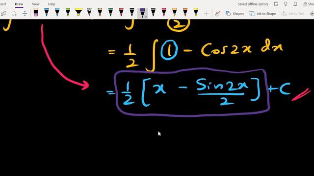 How To Integrate Sin ^2 (x) - Integration - Maths With Janidu