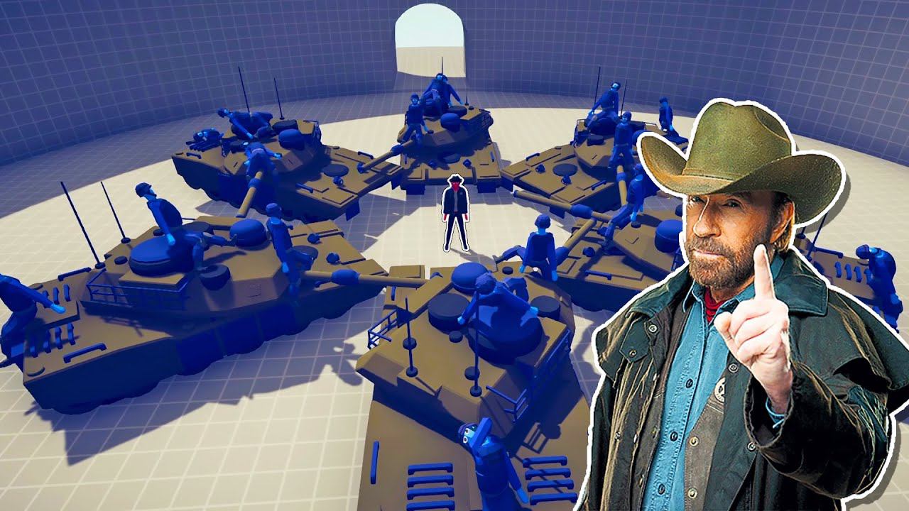 CHUCK NORRIS Vs EVERY UNIT | TABS - Totally Accurate Battle Simulator