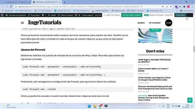 Cómo instalar LEMP (Nginx, MariDB, PHP) Centos 7 [2022] смотреть онлайн