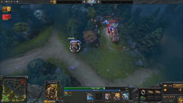 DOTA 2- Jungle Druid w/ double midas смотреть онлайн