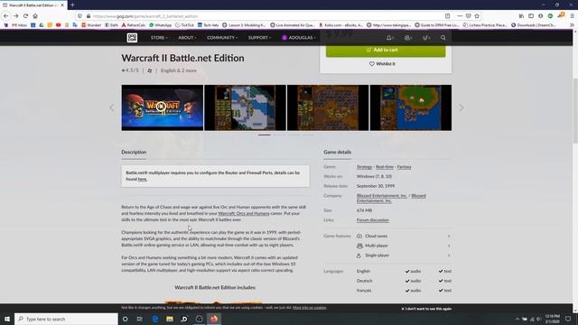 Play Warcraft 2 Multiplayer on your Windows 10 local network for Free! смотреть онлайн