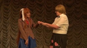 Косплей сценка по игре Doki Doki Literature Club / Доки Доки Литературный Клуб | «Что-то из Москвы»