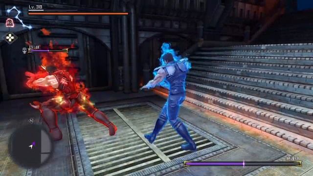 Hokuto Ga Gotoku - BOSS #11.1 - Nadai (English sub) смотреть онлайн