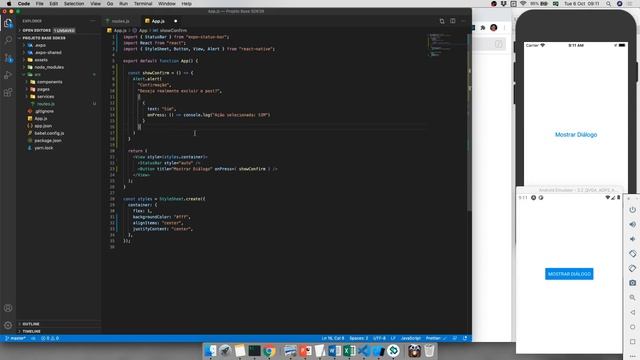 Aula 17 - Parte 1 - Alert no React Native смотреть онлайн