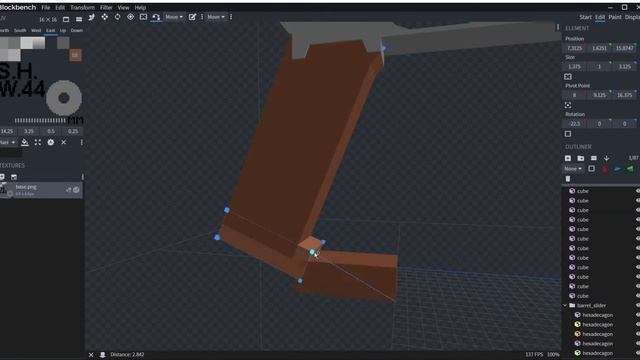 Bechowiec-1 | Minecraft Blockbench Speed Modeling смотреть онлайн