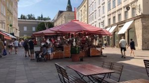 ПРОГУЛКА ПО ЗАЛЬЦБУРГУ - АВСТРИЯ - ОРИГИНАЛЬНЫЙ ЗВУК