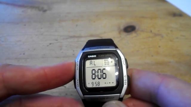 Casio W96H 3239 Alarm Set смотреть онлайн
