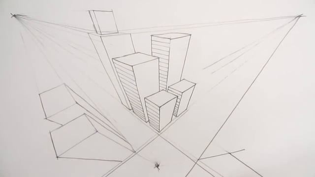 How to Draw a City in 3-Point Perspective смотреть онлайн