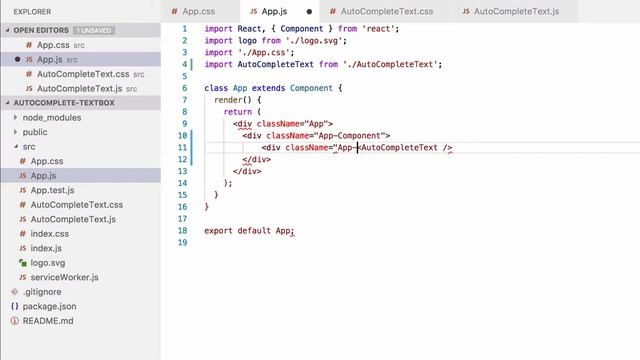 Build an autocomplete text box using JavaScript & React - Part 3 смотреть онлайн