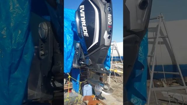250 HP Evinrude overkill on trimaran смотреть онлайн
