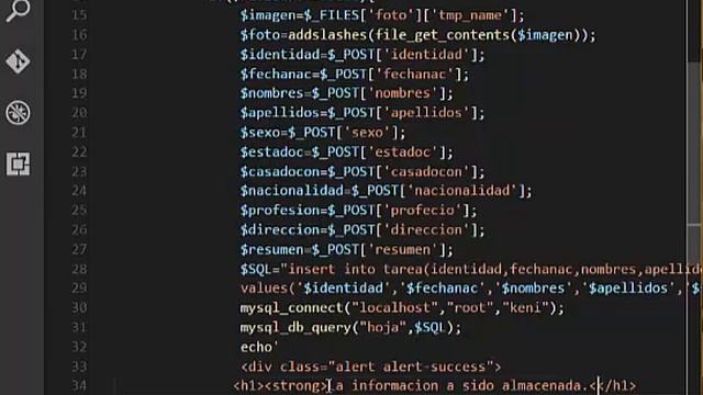 CRUD TABLA SE DATOS PERSONALES | Xampp(Servidor Apache) MYSQL ,PHP,HTML