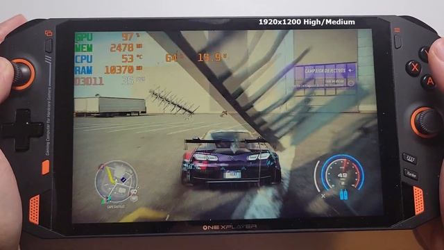 OneXPlayer 1S 1195G7 | NEED FOR SPEED HEAT | 1200P | Intel Iris Xe Performance смотреть онлайн