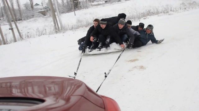 Покатушки на капоте. Липецк 2013. смотреть онлайн