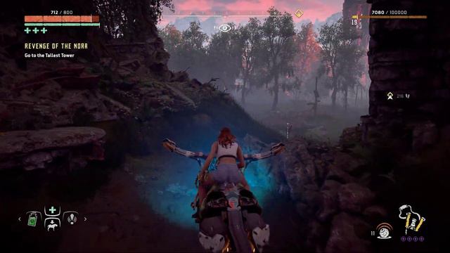 Horizon Zero Dawn - Main mission "Revenge of the Nora" смотреть онлайн