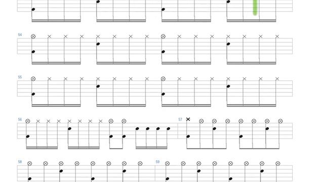 Down With The Sickness   Disturbed   Drums Only   Drum Tab