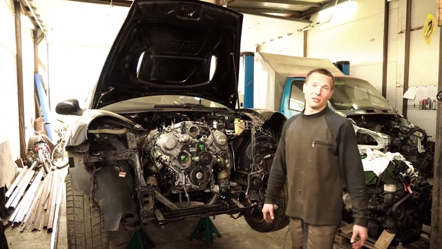 PORSCHE CAYENNE Swap на 1UZ