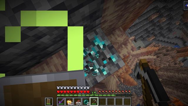 я ломаю АЛМАЗ КАМННОЙ КИРКОЙ