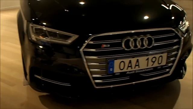 2017 New Panther black FL Audi S3 Sportback 310 PS ( walkaround) смотреть онлайн