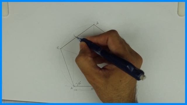 How to draw five equal circles inside a pentagon touching two sides and two other circles смотреть онлайн