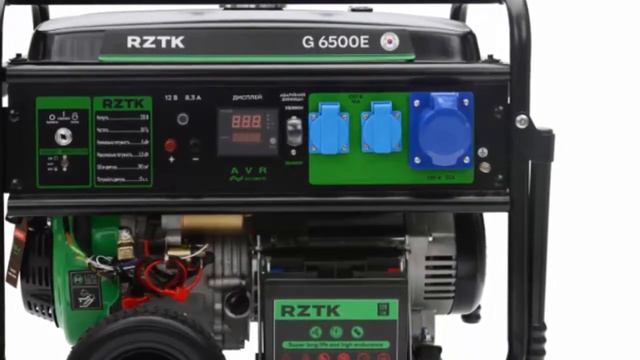 Украинский бренд генератор бензиновый RZTK G 6500E 5.5 кВт с гарантией от производителя 2 года смотреть онлайн