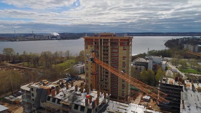 Ход строительства квартала «В Сердце», май 2017 смотреть онлайн