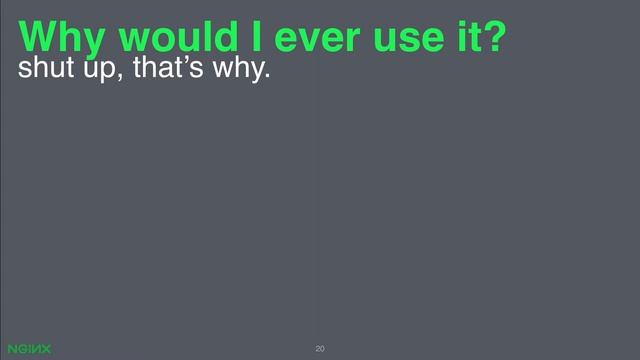 LISA15 - 5 Things You Might Not Know about NGINX смотреть онлайн
