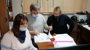 Подсчёт голосов составом счётной комиссии МКД №21 по улице Ак.Доллежаля