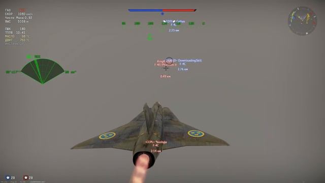 J35D Draken - ПРОКЛЯТЬЕ ВИКИНГОВ в War Thunder