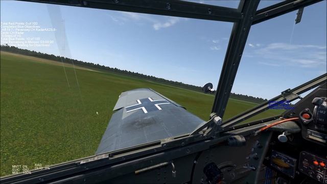 Tutorial Bf-109E1 Cliffs of Dover (messa in moto e decollo) parte 2 смотреть онлайн