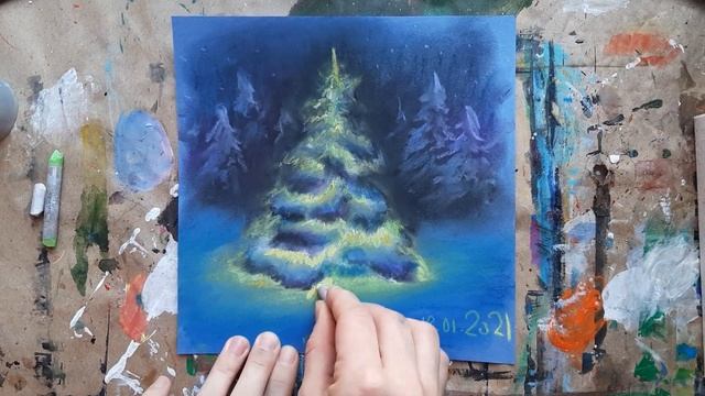 Зачем покрывать рисунок сухой пастелью лаком для волос? смотреть онлайн